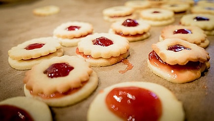 Marmeladenplätzchen